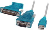 EFB USB2.0/RS232 Converter, aktiv A-stekker/DB9-stekker 1,8m