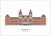 Poster Rijksmuseum Amsterdam - Unieke Art Print (42x29,7cm)