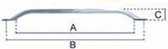 Railing RVS (532 X 457 X 67 mm) (OCEMA02218)