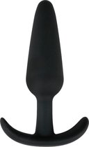 Grand plug anal noir avec poignée