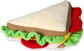 Dog toy plush sandwich, 19x11x6cm