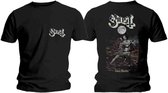 Ghost Heren Tshirt -L- Dance Macabre Cover & Logo Zwart
