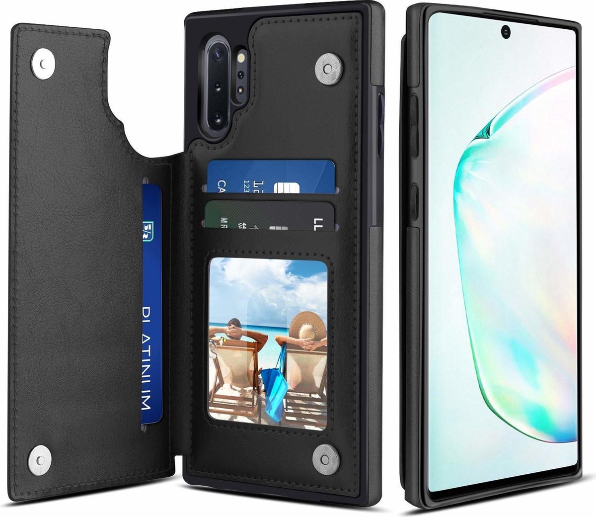 Wallet Case Samsung Galaxy Note 10 Plus - zwart | bol.com
