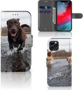 iPhone 11 Pro Telefoonhoesje met Pasjes Honden Labrador