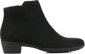 Hartjes Vrouwen Nubuck  Enkellaarsjes / Laarzen / Damesschoenen 19772 - Zwart - Maat 42.5