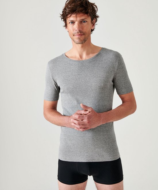 Ragman 4ER PACK - 1/2 ARM RUNDHALS - Hemd - schwarz/zwart