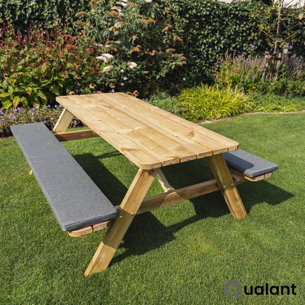 Picknicktafel DeLuxe | Geïmpregneerd | 180 cm | Tuintafel 6 personen thumbnail 3