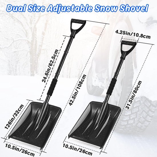 Wolf Garten Sneeuwschep SN-M 55/ZM-AD 120 – Set met D-greep steel kopen? - tuincentrum