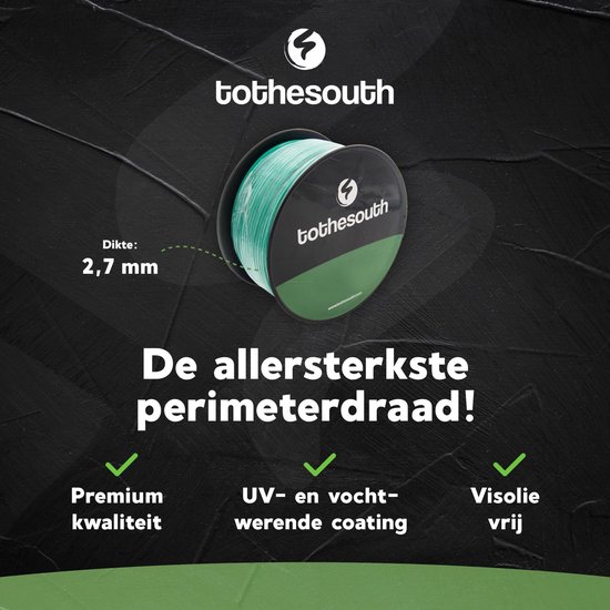 To the South® 2.7mm Perimeterdraad / Begrenzingsdraad geschikt voor Mowox Robotmaaiers - 250 meter van To the South — afbeelding 3