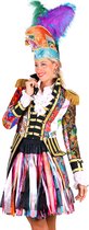 Carnavalsjas Dames - Patchwork - Jas Met Verschillende Stukken Stof - Altijd Uniek - Verkleedkleren Vrouwen - Multicolor - Maat L