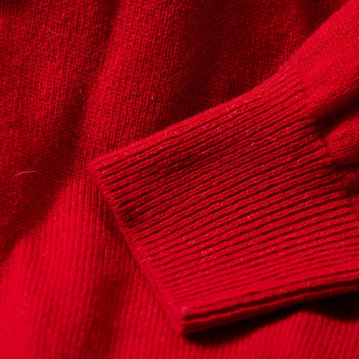 Osborne Knitwear Trui met V hals - Sweater heren in Lamswol - Pullover Heren - Dubonnet - L