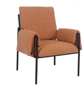 Bronx71® Fauteuil Urban linnen koper