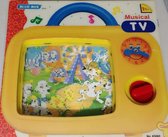 Blue Box TV Speeldoos - Dalmatiër Hond / Ice Cream Thema - Musical box - Vintage 70'S