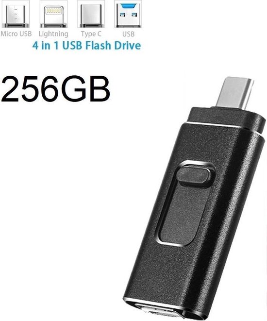 Clé USB 3.0 de 128 Go et 256 Go, stockage externe pour iPhone 4 en