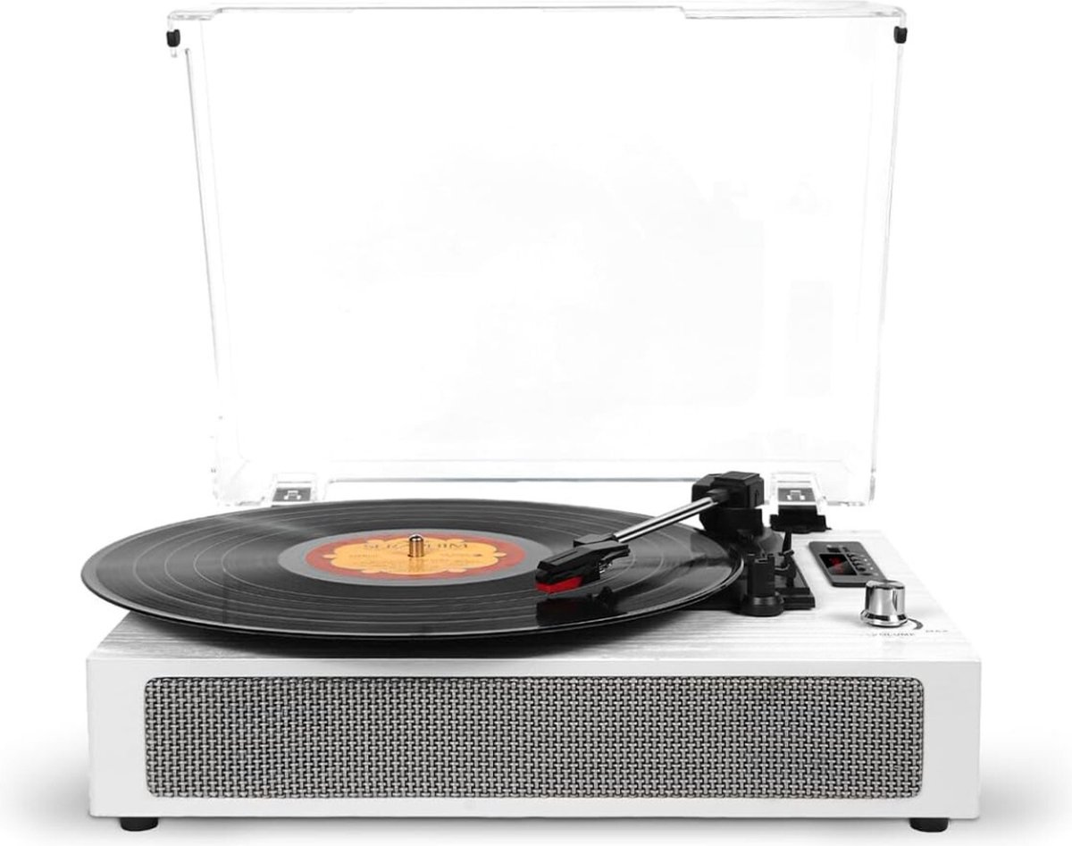 Platine vinyle stéréo vintage collection 33/45/78 tours avec enceintes  intégrées - USB/SD/AUX - Prise