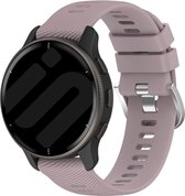 Strap-it Smartwatch siliconen bandje - geschikt voor Garmin Vivoactive 4 (45mm) / Venu 2 / Venu 3 / Forerunner 255 / Forerunner 265 - violet