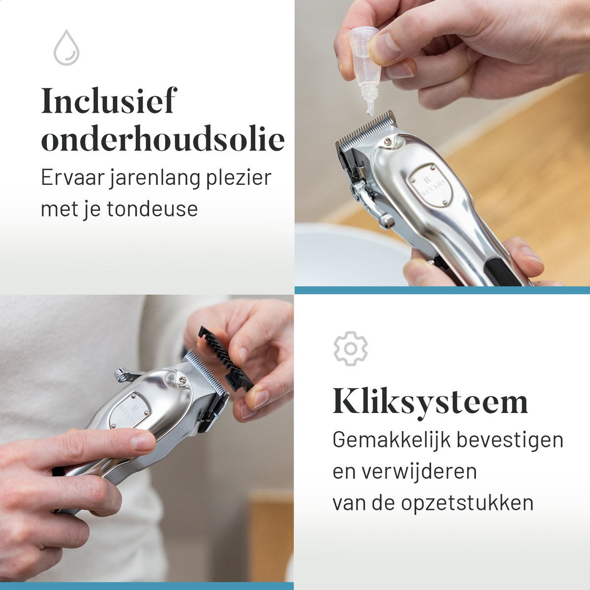 Revahs Clipper One - Premium Draadloze Tondeuse thumbnail 6
