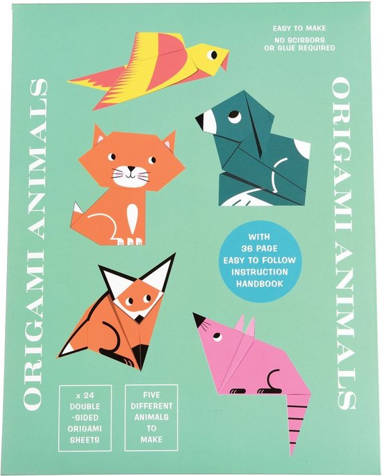 Rex London Origami kit Animals Voor kinderen bol