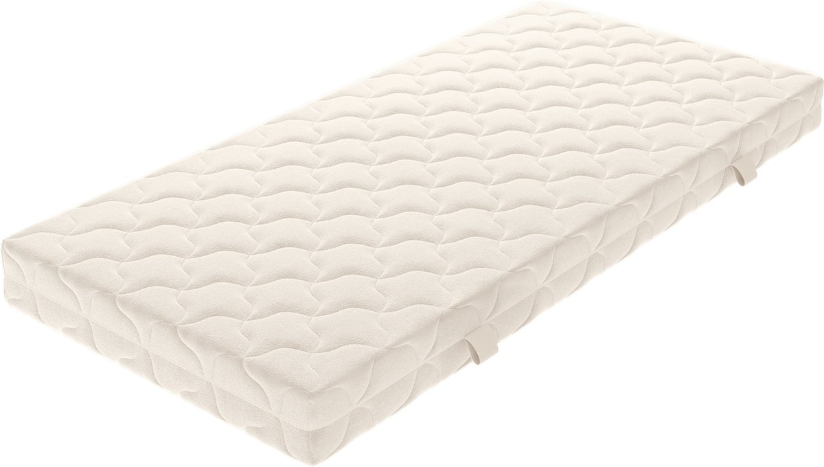Vitality Pur Flex Comfort Pocketvering Matras – 90x200 cm - 7-Zone Ergonomisch Matras – HR Comfortschuim & Wasbare Tijk – Medium/Firm