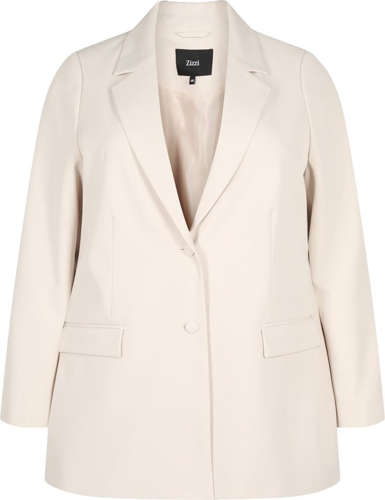 ZIZZI CAKAISA L/S BLAZER Dames Blazer - Sand - Maat 42