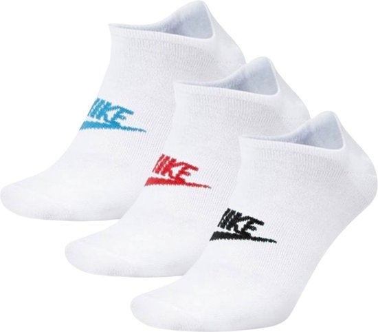 Nike Sportswear Everyday Essential No-Show Chaussettes Unisexe - Taille 38-42 Taille L