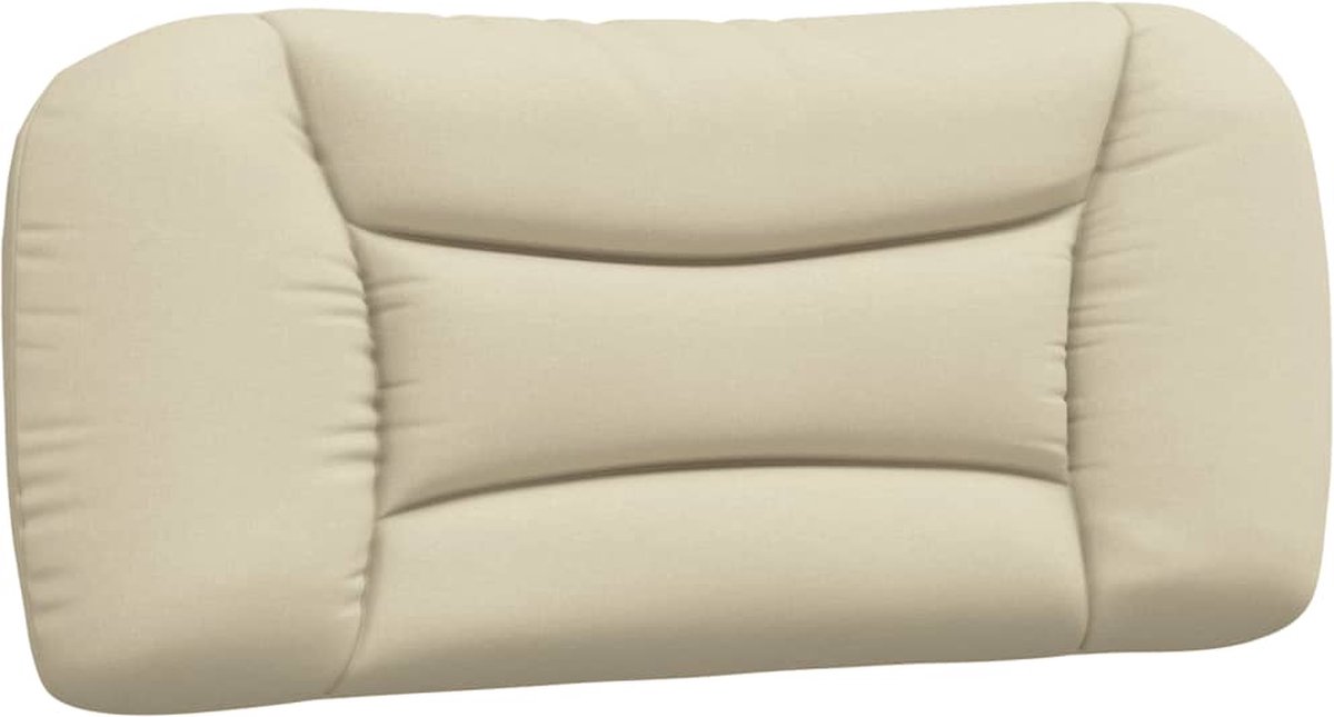 FAS Coussin De Tête De Lit Crème 180 Cm Tissu KN005 - Maison