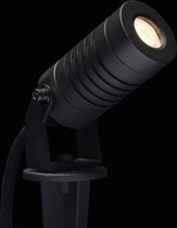 Cree LED prikspot Porto - 3W / RVS / 230V / IP65 / waterdicht / prikspots buiten / buitenverlichting / tuinverlichting / tuinspot / buitenspots / steekspots / warmwit