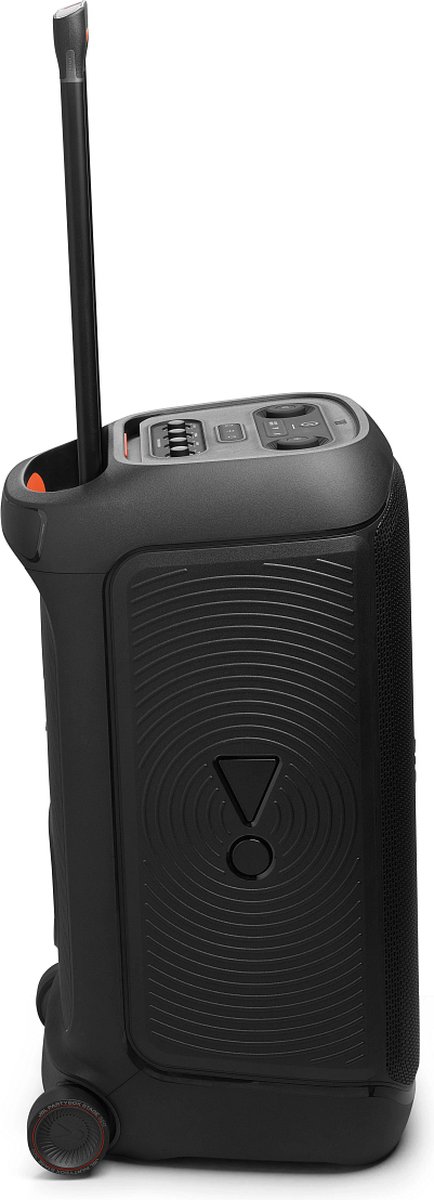 JBL Partybox Stage 320 - Draadloze Bluetooth Party Speaker - Op Wielen - Uitschuifbare Hangreep - LED verlichting - 18 uur - Spatwaterdicht - Zwart – foto 5
