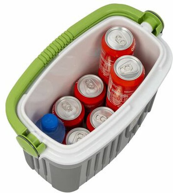 Koelbox met koelelementen - 8 liter - kunststof - grijs - 36 x 21 x 28 cm van KOEL — afbeelding 4