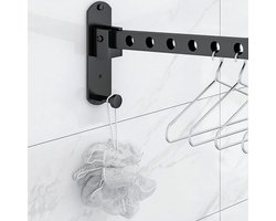 Equivera Wanddroogrek - Wanddroogrek Inklapbaar - Droogrek - Wand Droogrek - Wasrek Hangend - Schuifbaar