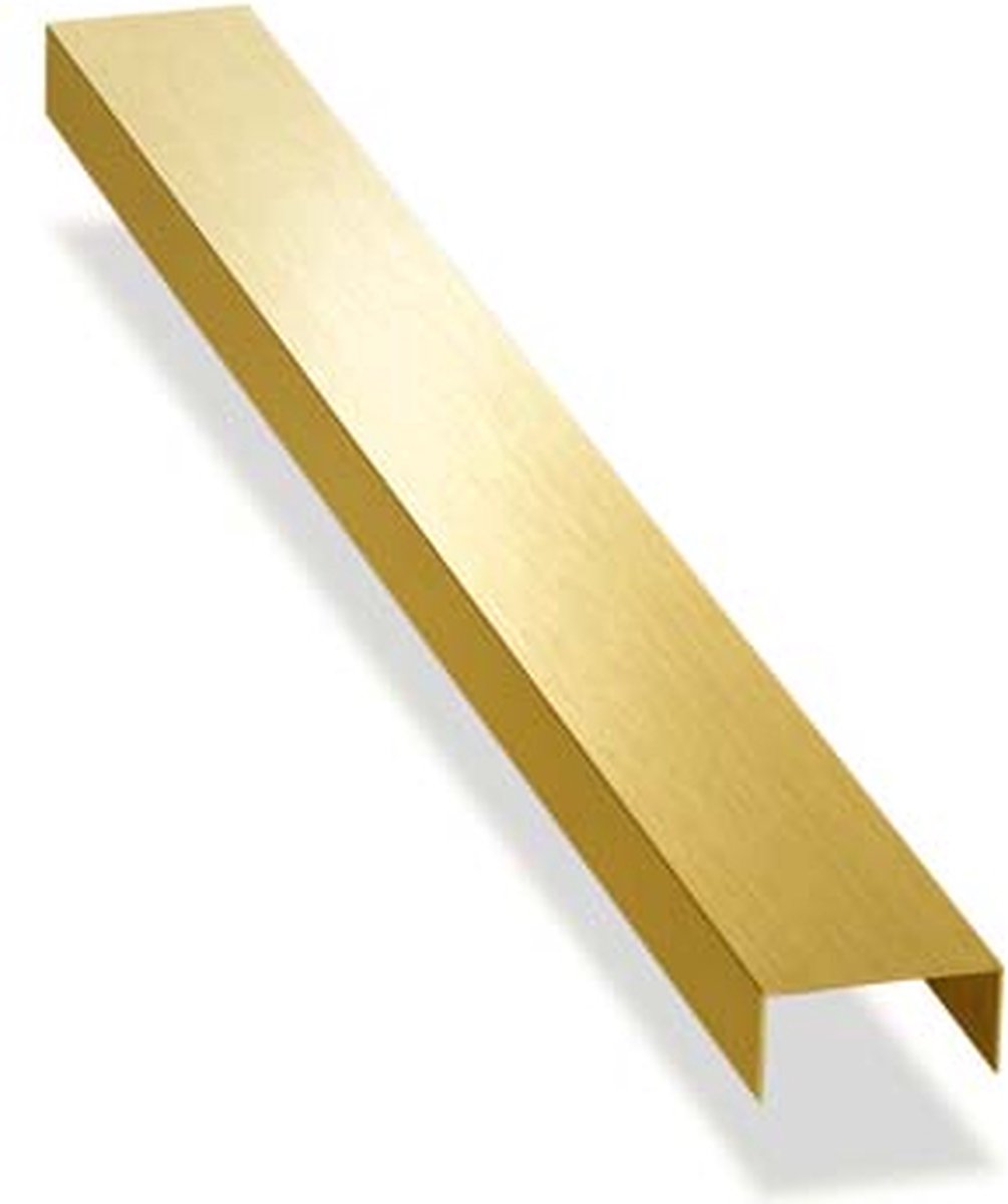Akudeco® Akoestische wandpanelen - Akupanel - Decoratiestrip - Goud - 30 cm