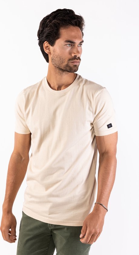 Presly & Sun Heren - T-Shirt - L - Beige - Conner