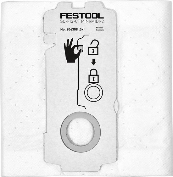 Festool SELFCLEAN filterzak SC-FIS-CT MINI/MIDI-2/5/CT15 204308