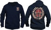 Star Wars - The Mandalorian Bounty Hunter Zwart Heren Sweat Zippe Hoodie - S