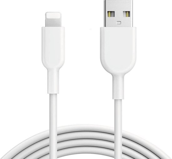 Chargeur iPhone - Y compris USB vers Apple Lightning - Wit - 2x Kit de charge