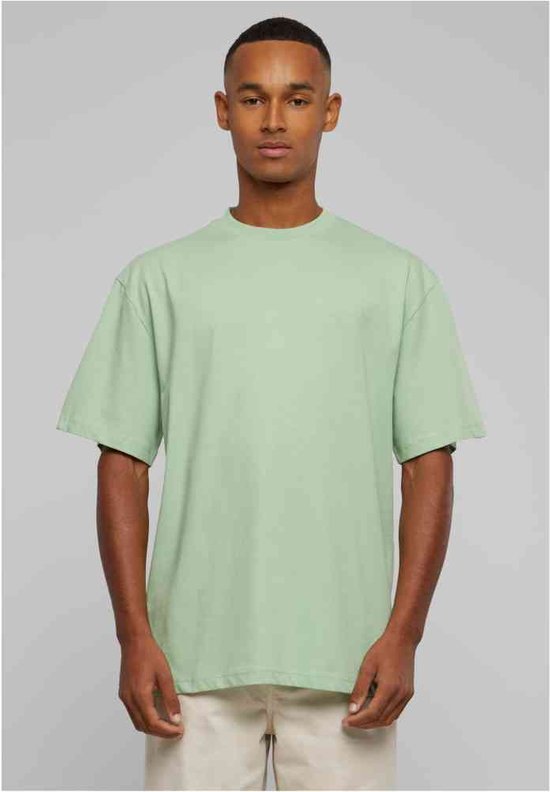 Urban Classics - Organic Tall Heren T-shirt - 5XL - Groen