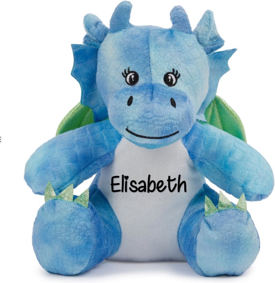 Mumbles Knuffel Draakje Gepersonaliseerd Bedrukken met naam Geboorte Kind