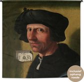 Tapisserie - Toile murale - Portrait de Jacob Cornelisz van Oostsanen - Peinture de Jacob Cornelisz. van Oostsanen - 180x180 cm - Tapisserie