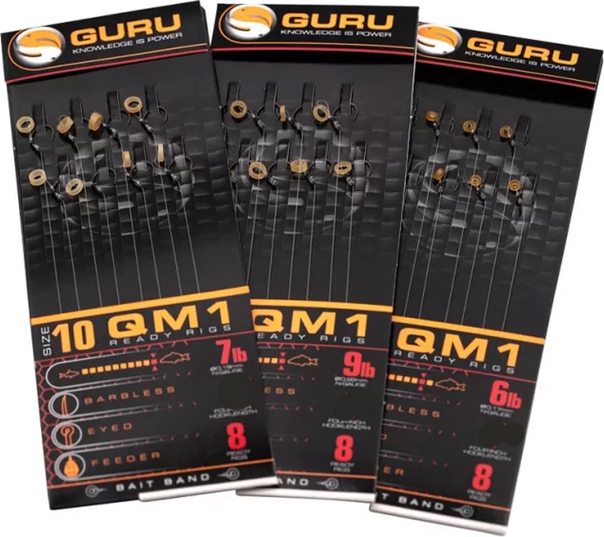 Guru - Onderlijn QM1 Bait Bands 15" - 37cm - Guru