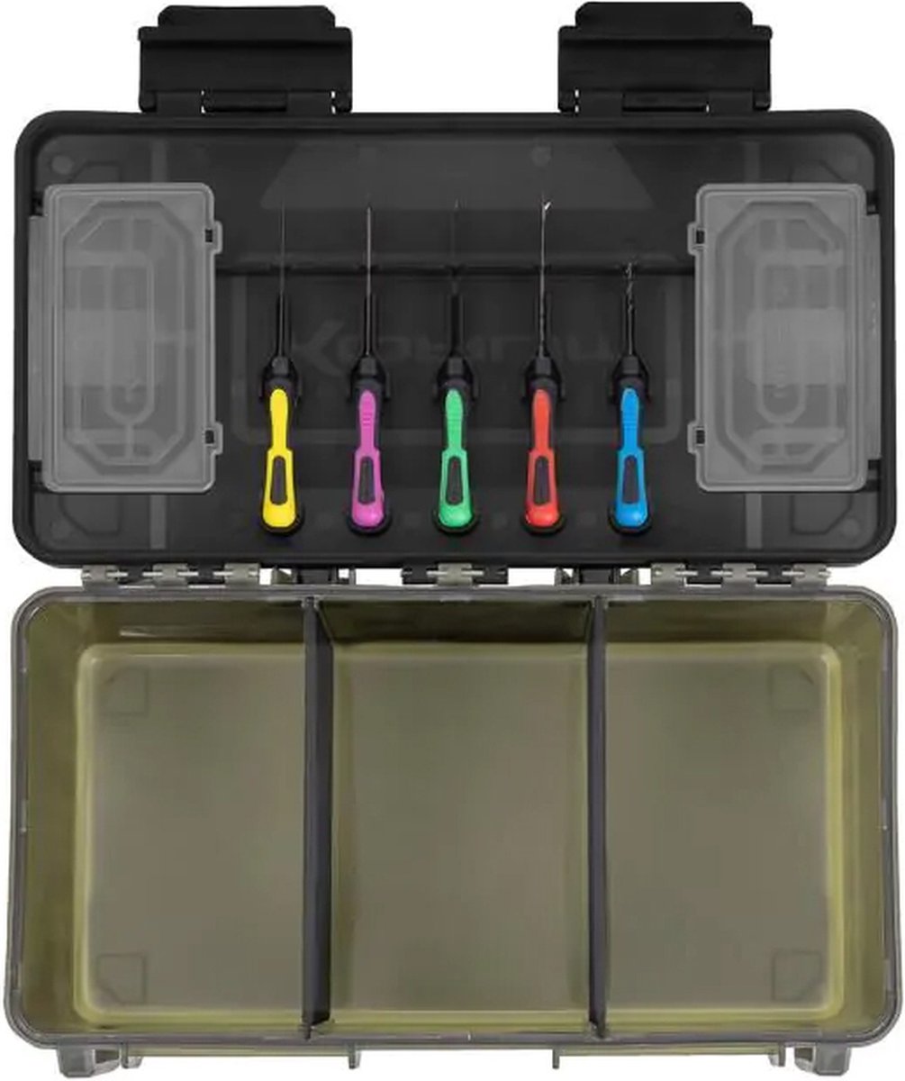 Korum Roving Blox Fully Loaded Tacklebox (Inclusief 5 Baiting Tools) - Tackle Box