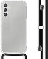 iMoshion Hoesje Geschikt voor Samsung Galaxy A15 (4G) / A15 (5G) Hoesje Met Koord - iMoshion Backcover met koord - Zwart