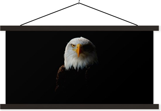 Affiche scolaire - Aigle - Vogel - Zwart - 90x45 cm - Lattes noires