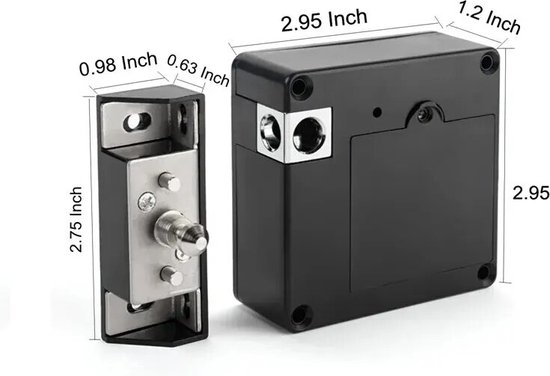 BAIFULAI Smart Schrankschloss - Elektronisches RFID Schloss Mit Kartenöffnung