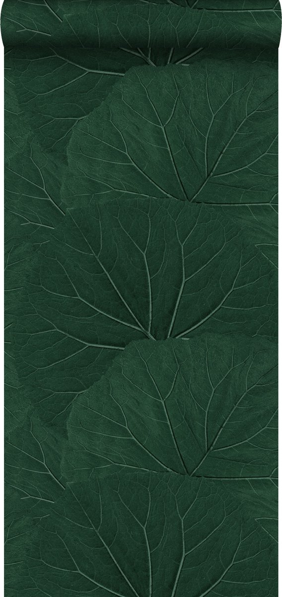 Walls4You behang tropische bladeren donkergroen - 935306 - 0,53 x 10,05 m