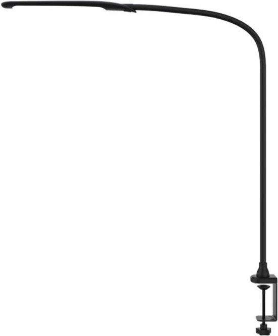QProductz Bureaulamp met Klem - LED Leeslamp met 10 Lichtstanden - Leestafellicht Dimbaar - Bureaulamp met Blauw Licht Filter - Zwart