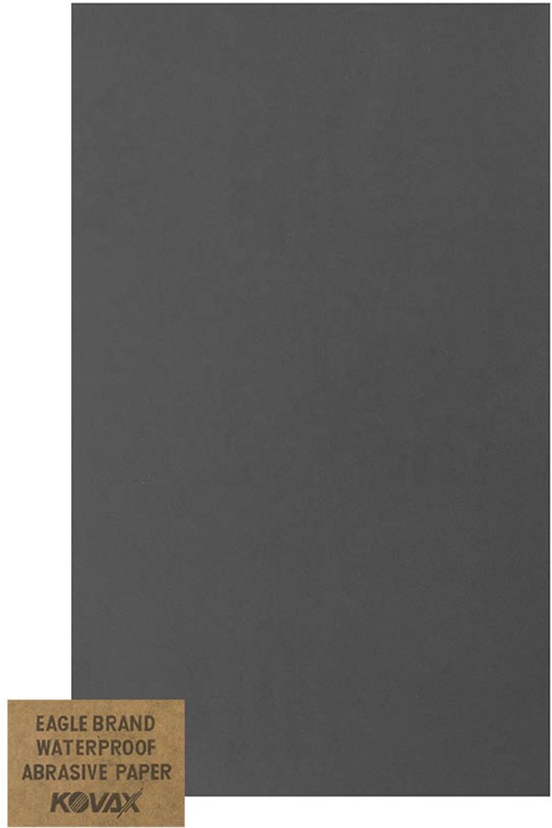 Kovax Waterproof Schuurpapier 10 Vellen Micro-Grit Nat Schuren (228 x 140 mm) K1200
