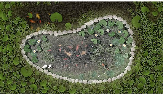 Busch Gartenteich Set H0 (Bu1210) modelbouwsets