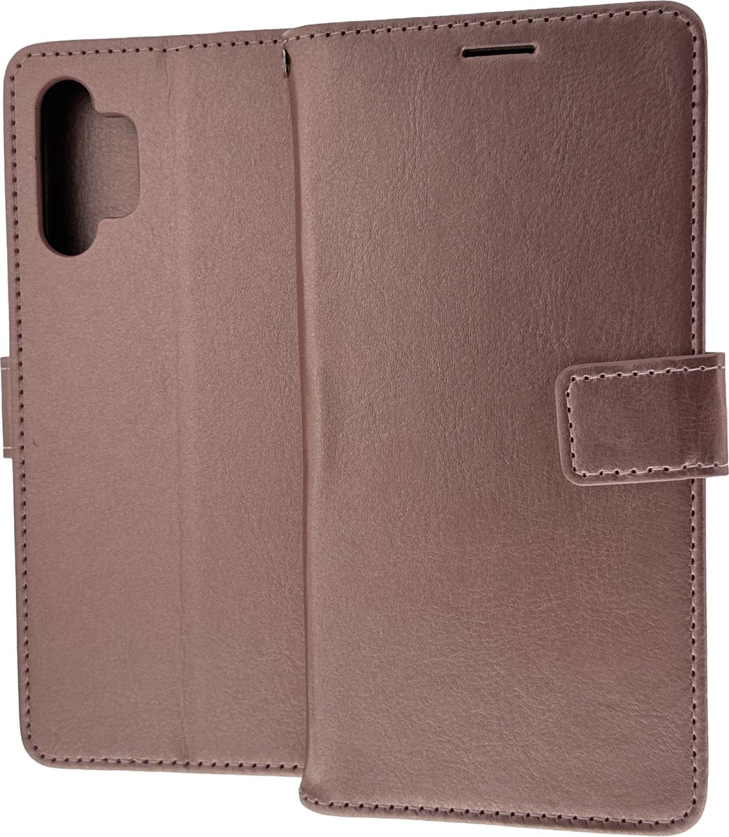 Portemonnee Book Case Hoesje Geschikt voor: Samsung Galaxy A32 4G rosegoud