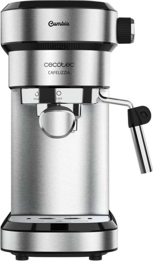 Cecotec Cafetera express Cafelizzia Steel bol