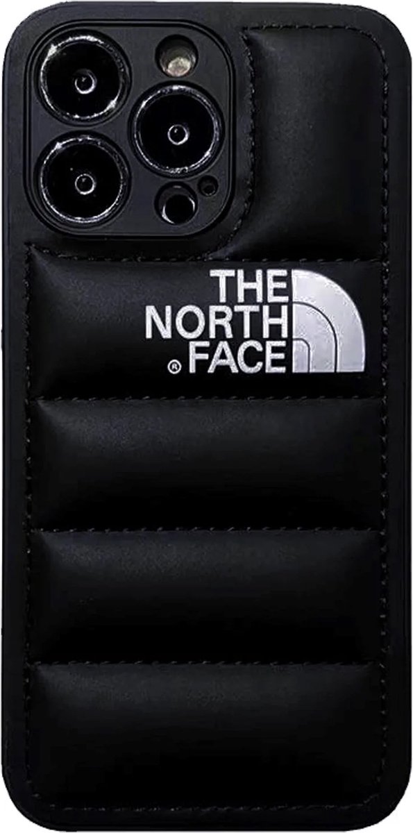 The North Face Puffer Case - Apple iPhone 14 Plus - Kunststof Back Cover - Black